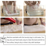 Nail Photo Background Nail Art Soft Fur Table Mat Salon Manicure Practice Cushion Foldable Washable Hand Rest Pad Nail Supplies