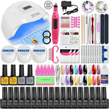 Nail Set Gel Nail Polish Set With UV LED Lamp Dryer Semi Permanent Gel Varnish Set Professional Nail Art Tools Kit Manicure Set