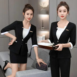 Nail Spa Uniform Salon Work Hotel Beauty For Sexy Waiter Massage Clothes Cafe Beautician Outfit Desk Woman Esthetic Restaurant