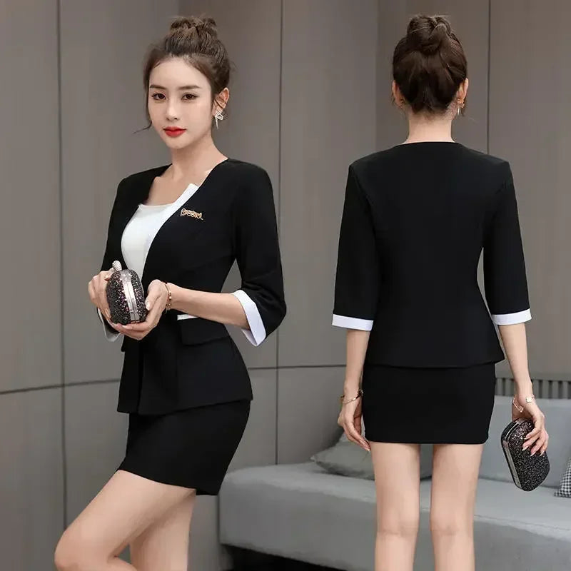 Nail Spa Uniform Salon Work Hotel Beauty For Sexy Waiter Massage Clothes Cafe Beautician Outfit Desk Woman Esthetic Restaurant