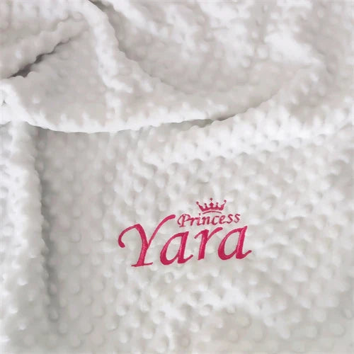 Name Personalised Newborn Baby Blanket Swaddling Baby Bedding Set Swaddle Soft Fleece Toddler Crib Bed Stroller Blanket