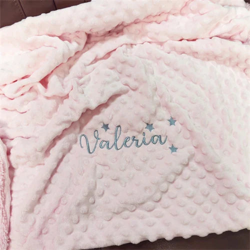 Name Personalised Newborn Baby Blanket Swaddling Baby Bedding Set Swaddle Soft Fleece Toddler Crib Bed Stroller Blanket