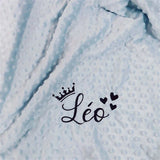 Name Personalised Newborn Baby Blanket Swaddling Baby Bedding Set Swaddle Soft Fleece Toddler Crib Bed Stroller Blanket