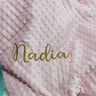 Name Personalised Newborn Baby Blanket Swaddling Baby Bedding Set Swaddle Soft Fleece Toddler Crib Bed Stroller Blanket