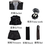 Nanakusa Nazuna Cosplay Costume Anime Call of The Night Wig Black Cloak Jacket Leather Vest Shorts Outfit Yofukashi No Uta Women