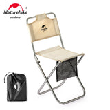 Naturehike Beach Chair Ultralight Portable Camping Chairs Folding With Mesh Bag Relax Chair Outdoor Picnic Hiking Fishing Chair