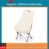 Naturehike Outdoor Camping Moon Chair Cover Portable Cozy Cashmere Thermal Chair Cover Removable For Cleaning (Without Chairs)