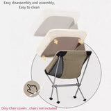 Naturehike Outdoor Camping Moon Chair Cover Portable Cozy Cashmere Thermal Chair Cover Removable For Cleaning (Without Chairs)