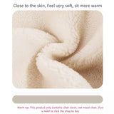 Naturehike Outdoor Camping Moon Chair Cover Portable Cozy Cashmere Thermal Chair Cover Removable For Cleaning (Without Chairs)