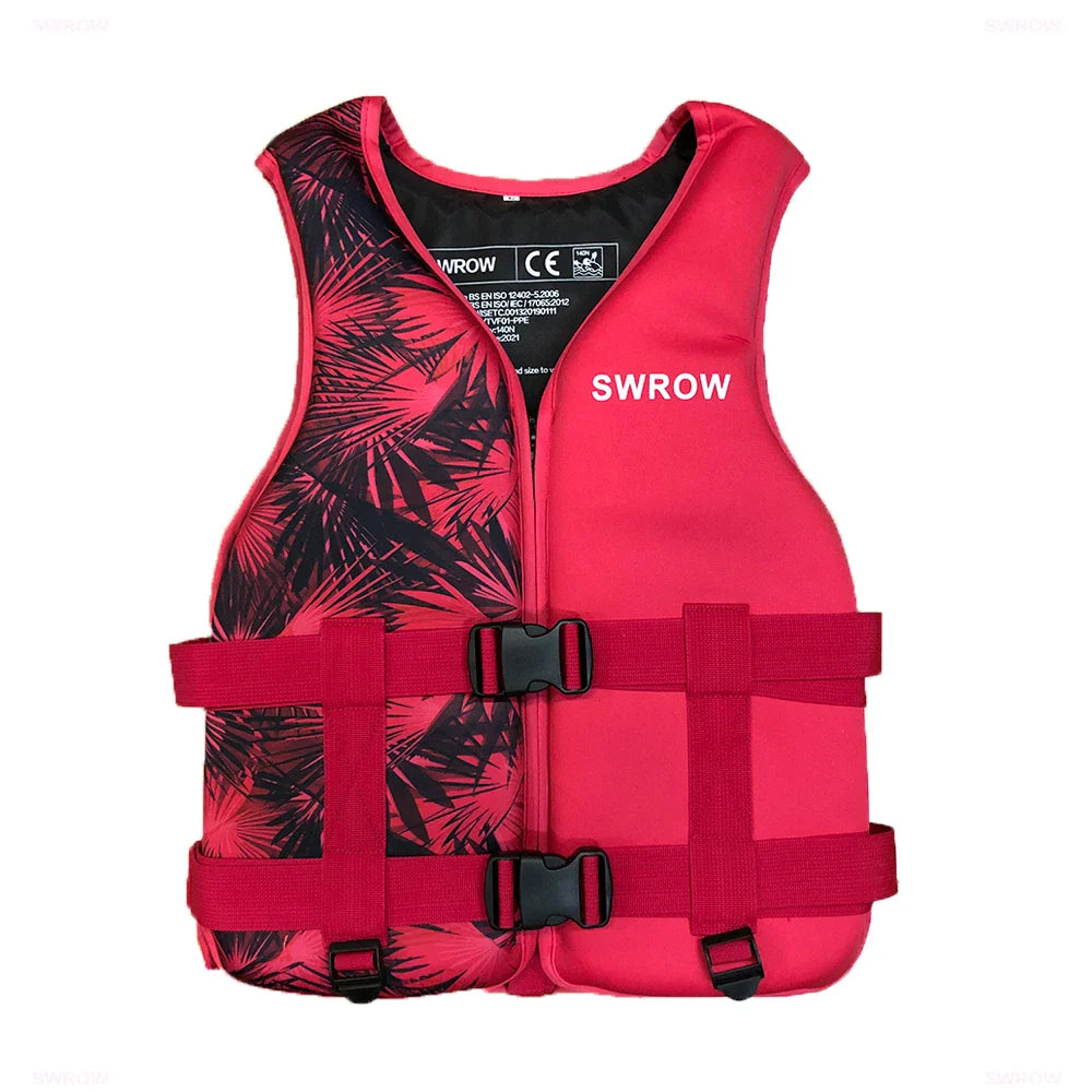 Neoprene Life Jacket for Adult Survival Swimsuit Kayak Rafting Boating Drifting Buoyancy Safety Life Vest Life Jacket