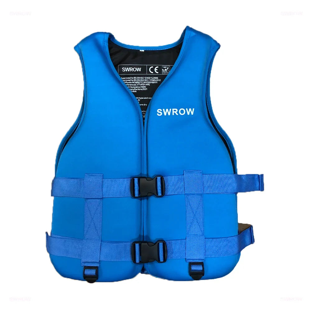 Neoprene Life Jacket for Adult Survival Swimsuit Kayak Rafting Boating Drifting Buoyancy Safety Life Vest Life Jacket