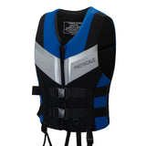 Neoprene Life Vest Lightweight Adults Life Jackets Safety Buckle Swimming Boating Skiing Driving Vest Survival Suit for Surfing