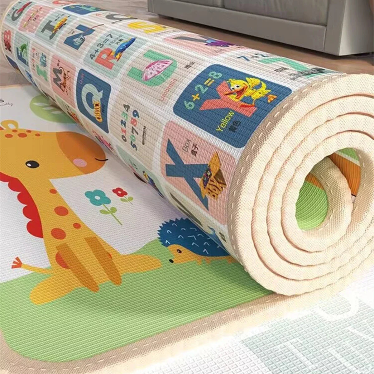 New 1cm/0.5cm Environmentally Friendly Thick Baby Crawling Play Mats Folding Mat Carpet Play Mat for Children's Safety Rug Gifts