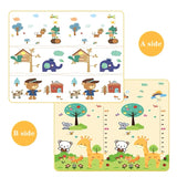 New 1cm/0.5cm Environmentally Friendly Thick Baby Crawling Play Mats Folding Mat Carpet Play Mat for Children's Safety Rug Gifts