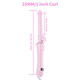 New 25mm Ceramic Barrel Curling Iron Automatic Hair Curlers Rotating  Hair Iron Curling Wands Waves Hair Styling Appliances