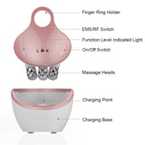 New  5 IN 1 RF Facial Massager Massage Head  EMS Home Use Facial Device Cream Light Therapy Anti Aging Wrinkle Beauty Apparatus