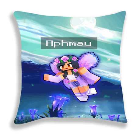 New Aphmau Pillow Case Cute Cartoon Pillowcase Cushion Cover Sofa Bedding Home Decorative 45x45cm Pillowcase For Children