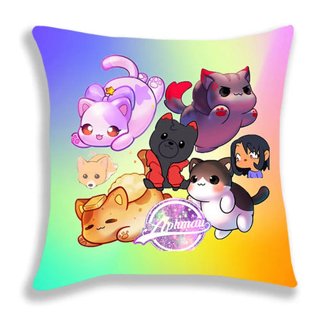 New Aphmau Pillow Case Cute Cartoon Pillowcase Cushion Cover Sofa Bedding Home Decorative 45x45cm Pillowcase For Children