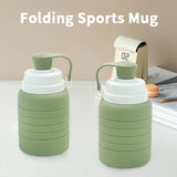 New Arrival Food Silicone Water Bottle Silicone Cup Band Collapsible Folding Sports Telescopic Bottle