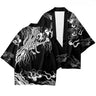 New Arrival Japanese Style Dragon Print Traditional Kimono Men Yukata Cardigan Shirts Cosplay Haori Oversized Streetwear Tops