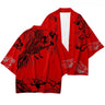 New Arrival Japanese Style Dragon Print Traditional Kimono Men Yukata Cardigan Shirts Cosplay Haori Oversized Streetwear Tops