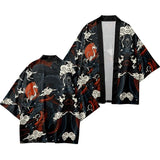 New Arrival Japanese Style Dragon Print Traditional Kimono Men Yukata Cardigan Shirts Cosplay Haori Oversized Streetwear Tops