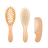 New Baby Care Pure Natural Wool Baby Wooden Brush Comb Brush Baby Hairbrush Newborn Hair Brush Infant Comb Head Massager