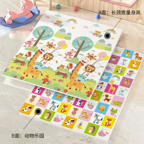 New Baby Play Mats Activities Mat For Baby Game Mat Waterproof Children's Rug Mother Kids Crawling Play Mats Folding Soft Carpet