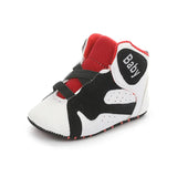 New Baby Shoes Boy Girl Shoes Basketball Sports Shoes High Gang Soft Sole Newborn ToddlerInfant First Walkers Baby Crib Shoes