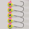 New Big Eyes Jig Head Fishing Hooks with Mustad Hook 1.8g 3.5g 5g 7g 10g Fish Head Fishhook For Soft Worm Fishing Tackle DIY Kit