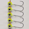 New Big Eyes Jig Head Fishing Hooks with Mustad Hook 1.8g 3.5g 5g 7g 10g Fish Head Fishhook For Soft Worm Fishing Tackle DIY Kit