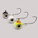 New Big Eyes Jig Head Fishing Hooks with Mustad Hook 1.8g 3.5g 5g 7g 10g Fish Head Fishhook For Soft Worm Fishing Tackle DIY Kit