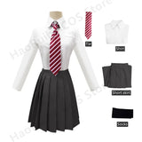 New Call of The Night Yamori Kou Akira Asai Anime Cosplay Costume Black Suit Jacket Shorts Outfit JK Uniform Halloween Party