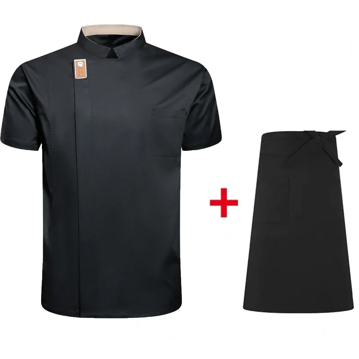 New Chef Jackets for Men Women Short Long Sleeve Cook Shirt Solid Chef Uniform Bakery Restaurant Waitress Waiter Uniform Tops