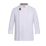 New Chef Jackets for Men Women Short Long Sleeve Cook Shirt Solid Chef Uniform Bakery Restaurant Waitress Waiter Uniform Tops