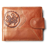 New Coin Purse Cheap Mens Retro Tiger Pattern Wallet Genuine Leather For Men Card Holder Strong