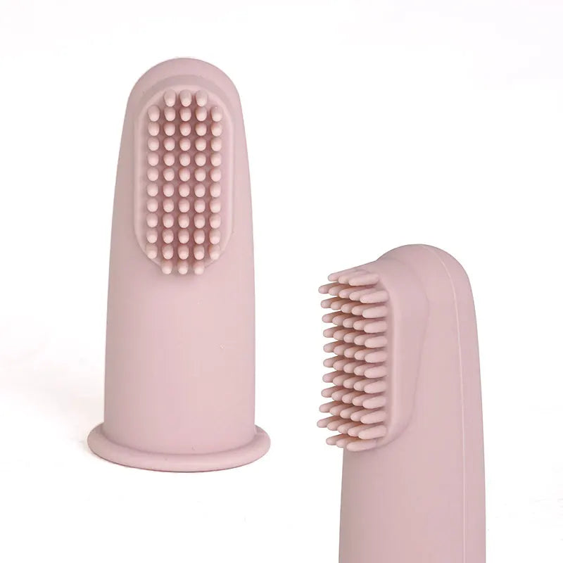 New Color Baby Soft Silicone Finger Toothbrush Infant Tooth Brush Rubber Cleaning Baby Health Oral Care Newborn Accessories