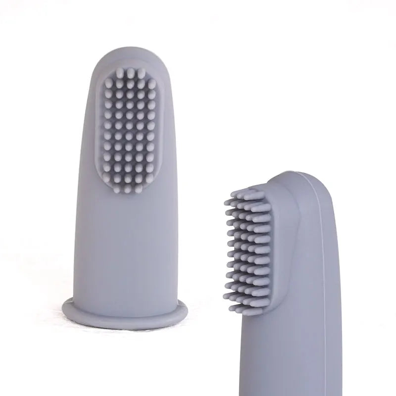 New Color Baby Soft Silicone Finger Toothbrush Infant Tooth Brush Rubber Cleaning Baby Health Oral Care Newborn Accessories