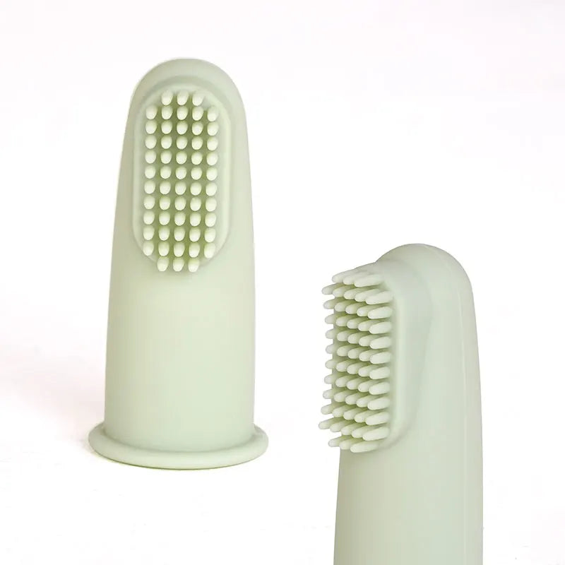 New Color Baby Soft Silicone Finger Toothbrush Infant Tooth Brush Rubber Cleaning Baby Health Oral Care Newborn Accessories