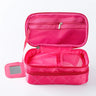 New Cosmetic Bag Portable Cosmetic Storage Bag Simple Large-Capacity Travel Double Zipper Makeup Pouch Waterproof Wash Bag