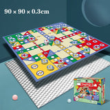 New Design Kids Carpet Ludo Board Game Mat for Children Portable Travel Children Toy Chess Family And Party Games