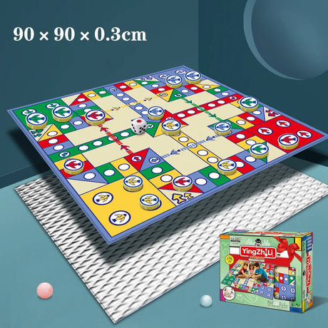 New Design Kids Carpet Ludo Board Game Mat for Children Portable Travel Children Toy Chess Family And Party Games