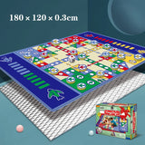 New Design Kids Carpet Ludo Board Game Mat for Children Portable Travel Children Toy Chess Family And Party Games