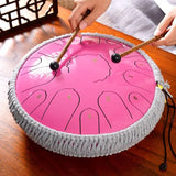 New Ethereal Drum 6 Inch 8/11 Tone Worry Free Drum Steel Music Drums Percussion Mini Electric Drums Instrument Tongue Tambourine