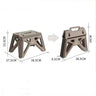 New Japanese-style Portable Outdoor Folding Stool Camping Fishing Chair High Load-bearing Reinforced PP Plastic Triangle Stool