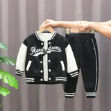 New Kids Baseball Clothing Suit Boys Girls Casual Sports Sets Coat Pants tripartite Spring Autumn Thin Baby Tracksuit Outfits