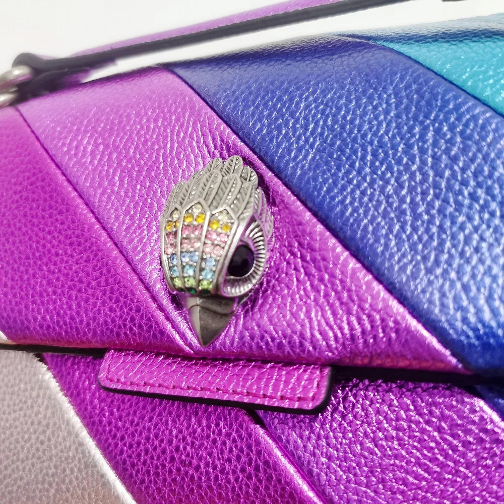 New Kurt Rainbow Bag Medium Size Chain Bag London Luxury Design Women Bags One-shoulder Crossbody Messenger Handbag