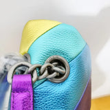 New Kurt Rainbow Bag Medium Size Chain Bag London Luxury Design Women Bags One-shoulder Crossbody Messenger Handbag