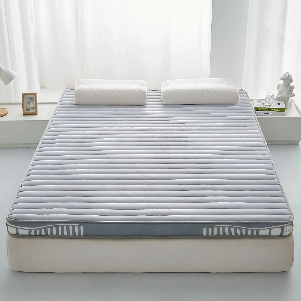 New Latex Mattress Slow Rebound Memory Foam Filling Single Thickened Tatami Hotel Family Double Soft Mattress Full Size