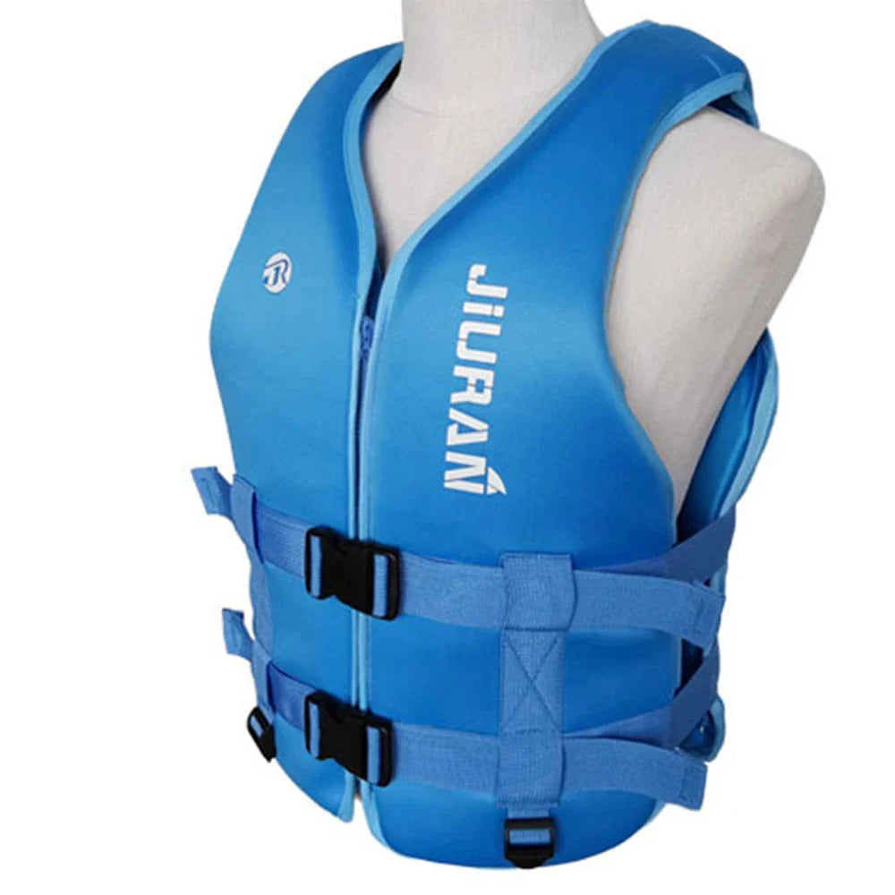 New Life Jacket Neoprene Safety Life Vest Water Sports Fishing Kayaking Boating Swimming Drifting Safety Vest for Adult Children